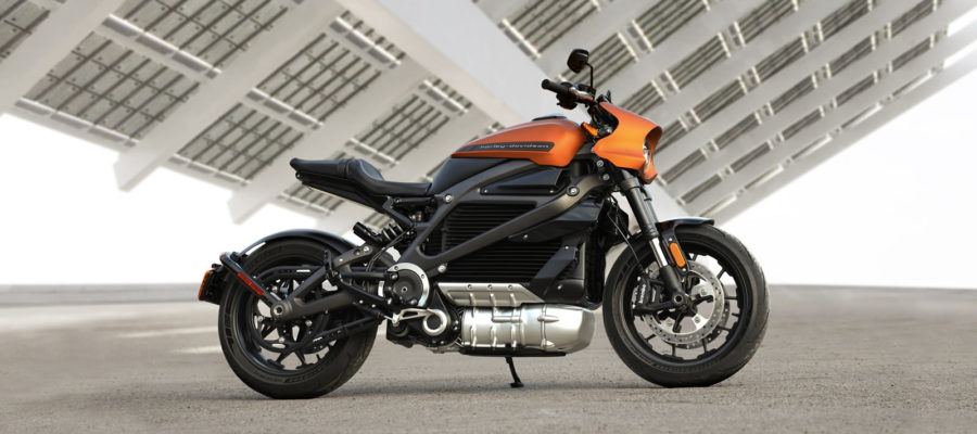 Orange Harley Davidson